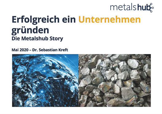 Digitaler Gastvortrag des Düsseldorfer Unternehmensgründers Dr. Sebastian Kreft am 28.05.2020 