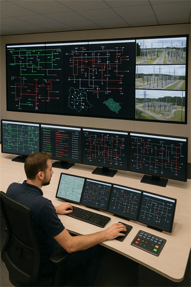 Netzleitstelle Netzgesellschaft Düsseldorf 3